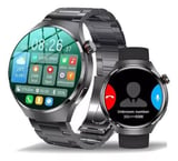 Akıllı Saat Metal Kordonlu GPS ve NFC Uyumlu Arama Cevaplayan
