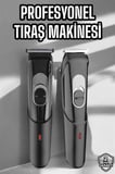 Saç Sakal Vücut Şarjlı Kablosuz Tıraş Makinesi Profesyonel Paslanmaz Çelik