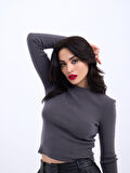 42201 TRİKO BASİC KAZAK-ANTRASİT