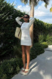 Daisy Kroşe Mini Elbise 2560-01