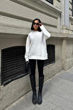 Angelina Metalize Sarkaçlı Sweatshirt 8048 -08