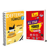 Arı 7.Sınıf Türkçe Defteri ve Newton All Star Soru Bankası Seti 2 Kitap