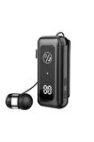 Kablolu Kulak İçi 5.2 Makaralı Titreşimli Bluetooth Kulaklık Hafıza Kart