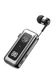 Makaralı Kulaklık SD Kart Girişli Dijital Göstergeli Kablolu Bluetooth Kulaklık