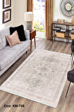 Pamuk Dokuma Taban Kaymaz Yıkanabilir Vintage  Desenli  Salon Halısı Mutfak Halısı Koridor Halısı