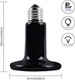 6 Adet 150 Watt Seramik Isıtıcı Ampul