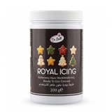 Dr. Gusto Royal Icing Pasta Süsleri Siyah 200 gr Hazır Renklendirilmiş