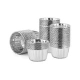 Efe Pastacılık Muffin Kalıbı Gümüş Metalize Kağıt 50x39 mm 25'li