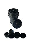 ST-02 PLASTİK GRINDER 4 Kat Tutun Baharat Öğütücü Parçalayıcı Mıknatıslı Gırgır
