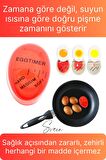 Dublör Yumurta Zamanlayıcı Göstergeli Egg Timer Pişirme Haşlama Süresi Kıvam Ayarlama Aparatı