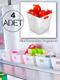 4\'li Set Buzdolabı & Kapak Içi Düzenleyici, Organizer Kutu
