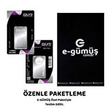 E-GÜMÜŞ 1 ONS(31.10gr) Külçe Gümüş