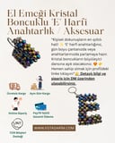 Kristal Boncuklu Anahtarlık "E" Harfi – Işıltılı Özel Tasarım – EG Design