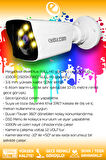 ELITCAM 3 Kameralı Kare 2 İç Kamera Set 320 GB HDD Full HD Renkli Gece Görüşlü Güvenlik Kamerası Sistemi