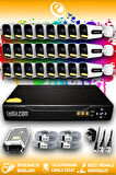 ELITCAM 24 Kameralı Zebra 24 Dış Kamera Set HDD'siz Full HD Renkli Gece Görüşlü Güvenlik Kamerası Sistemi