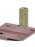 ElisGiftStore Zar Kulesi, Dice Tower, Tavla Zarı Kulesi, Tavla Takımı Aksesuarı, Tavla Zarı EH037