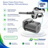 Karaca Vantuz Power Force Dikey Süpürge 3500 mAh Batarya