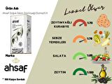 Ahsaf Soğuk Sıkım Sızma Zeytinyağı 2 x 5 lt Teneke 