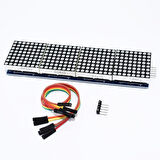 MAX7219 4lü Dot Matrix Modül 64 Nokta Led Ekran 5V 8x8 Matris