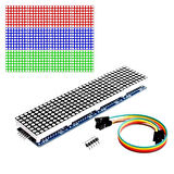 MAX7219 4lü Dot Matrix Modül 64 Nokta Led Ekran 5V 8x8 Matris