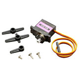 5V MG90S Metal Dişli Servo Motor 180 Derece Dişli Kol Seti 2kg/cm
