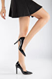 Nish Exclusive 4292 Kadın Hakiki Deri Klasik Stiletto