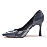 New Angel 653 Kadın Şeffaf Detaylı Klasik Stiletto