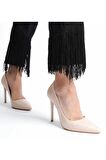 Nish Exclusive 4292 Kadın Hakiki Deri Klasik Stiletto