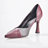 New Angel 653 Kadın Şeffaf Detaylı Klasik Stiletto