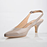 Nish Exclusive 1567 Kadın Klasik Kısa Topuklu Ayakkabı