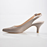 Nish Exclusive 1567 Kadın Klasik Kısa Topuklu Ayakkabı