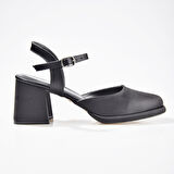 EK Merve 8525 Kadın Kalın Topuklu Ayakkabı