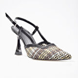 EK Park Moda K614 Kadın Arkası Açık Topuklu Ayakkabı