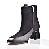 Nish Exclusive 2596 Kadın Deri Topuklu Bot