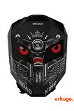 Road King Led Gözlü Motor Sırt Çantası, Sırt Çantası, Telefon Kontrol Kask Taşıma Çantası, Led Çanta