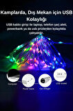 RGB Peri Led, 10 Metre, 100 Led, USB girişli, WS2812B Animasyonlu, Telefon Kontrollü, Kumandalı Led