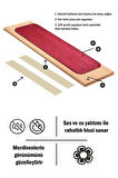 Kare Bukle Halıdan Ekonomik Basamak Ve Merdiven Paspası - Bordo / Adet Olarak Satılır
