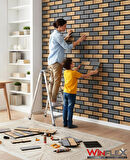 WİNFLEX EKO TUĞLA MİX  AKUSTİK AHŞAP PANEL 