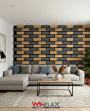 WİNFLEX EKO TUĞLA MİX  AKUSTİK AHŞAP PANEL 