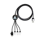 DivitPen Çoklu Şarj Kablosu Lighting-TypeC-Micro USB