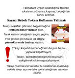Pembe Masal Serçem & Kelebek Organik Set 2'li Saçsız Bebek Toka Klips Yenidoğan Toka Bebek Hediyelik