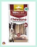 Gimdog Chew Bone Naturel Press Çiğneme Kemiği Köpek Ödülü (4 Lü Paket) 80 gr - 9cm