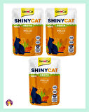 Gimcat Shinycat Pouch Tavuklu Kedi Maması 70 gr 3lu