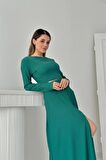 Fitilli Bluz ve Etek Takım - Mint