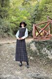 Tüvit Jile Elbise - Siyah
