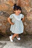 Kız Bebek Kız Çocuk Yazlık Elbise Kısa Kollu Bebek Takım Çocuk Bebek Giyim ELBKLB