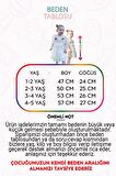 Kız Bebek Elbise Kız Çocuk Elbise Doğum Günü Parti Düğün Elbise Uzun Kol Astarlı Dantelli Bebek Giyim