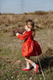 Kız Bebek Kız Çocuk Doğum Günü Parti Düğün Elbise Astarlı Saten Çocuk Giyim Bebek Giyim