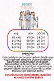 Kız Bebek Elbise Kız Çocuk Elbise Doğum Günü Parti Düğün Elbise Uzun Kol Astarlı Dantelli Bebek Giyim