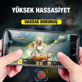 ALLY İPhone 12 Pro Max 6.7inç Full Glue Matte Tempered Cam  Ekran Koruyucu-(5775)